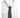 Blue Floral Print Neck Tie With Pocket Square