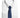 Blue Geometric Print Neck Tie With Pocket Square